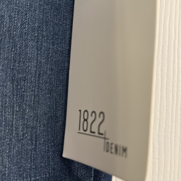 1822 Denim capris‎ stretch pull on denim jeans size 6/28 - Picture 3 of 7